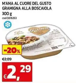C+C Cash and Carry M'ama al cuore del gusto gramigna alla boscaiola offerta