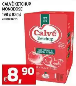 C+C Cash and Carry Calve ketchup monodose offerta