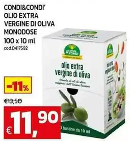 C+C Cash and Carry Condi&condi' olio extra vergine di oliva monodose offerta
