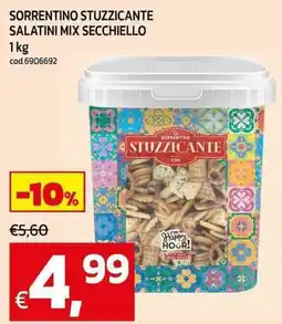 C+C Cash and Carry Sorrentino stuzzicante salatini mix secchiello offerta