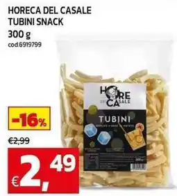 C+C Cash and Carry Horeca del casale tubini snack offerta