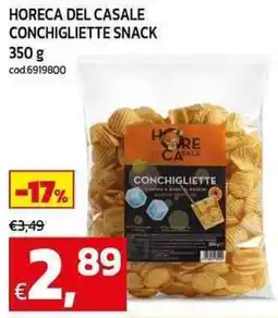 C+C Cash and Carry Horeca del casale conchigliette snack offerta