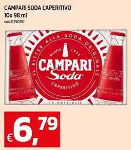 C+C Cash and Carry Campari soda l'aperitivo offerta
