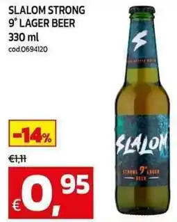 C+C Cash and Carry Slalom strong 9° lager beer offerta