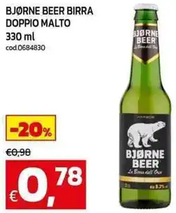 C+C Cash and Carry Bjørne beer birra doppio malto offerta