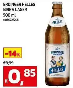 C+C Cash and Carry Erdinger helles birra lager offerta