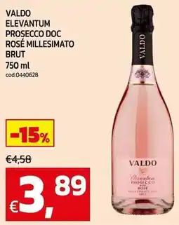 C+C Cash and Carry Valdo elevantum prosecco doc rosé millesimato brut offerta