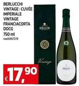C+C Cash and Carry Berlucchi vintage: cuvée imperiale vintage franciacorta docg offerta