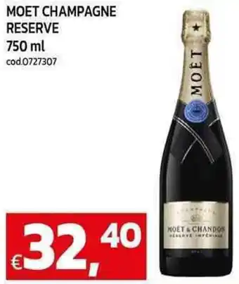 C+C Cash and Carry Moet champagne reserve offerta