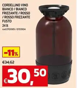 C+C Cash and Carry Cordellino vino bianco / bianco frizzante / rosso / rosso frizzante fusto offerta