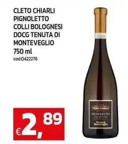 C+C Cash and Carry Cleto chiarli pignoletto colli bolognesi docg tenuta di monteveglio offerta