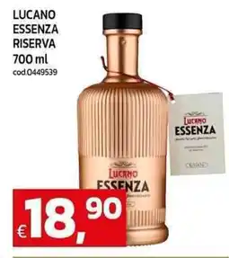 C+C Cash and Carry Lucano essenza riserva offerta