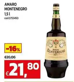 C+C Cash and Carry Amaro montenegro offerta