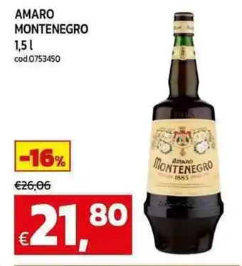 C+C Cash and Carry Amaro montenegro offerta