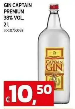 C+C Cash and Carry Gin captain premium 38% vol. offerta