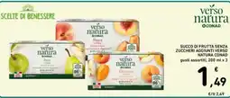 Spazio Conad Succo di frutta senza zuccheri aggiunti VERSO NATURA CONAD offerta