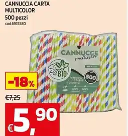 C+C Cash and Carry Cannuccia carta multicolor offerta