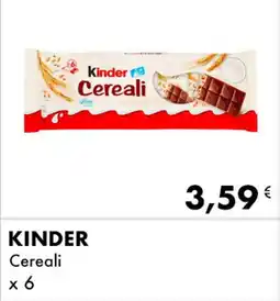 Iper Tosano KINDER Cereali offerta