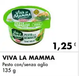 Iper Tosano VIVA LA MAMMA Pesto con/senza aglio offerta