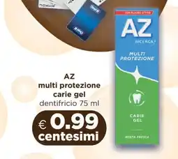 Acqua & Sapone AZ multi protezione carie gel offerta
