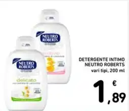 Spazio Conad Detergente intimo NEUTRO ROBERTS vari tipi offerta