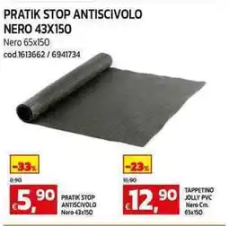 C+C Cash and Carry Pratik stop antiscivolo nero 43x150 offerta