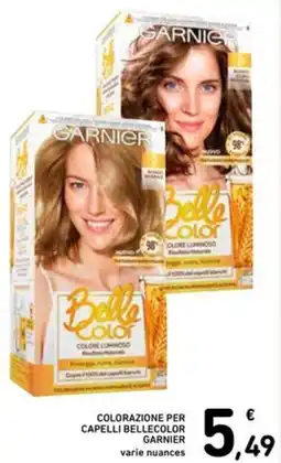 Spazio Conad Colorazione per capelli bellecolor GARNIER varie nuances offerta
