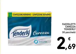 Spazio Conad Fazzoletti carezza TENDERLY 30 pacchetti offerta