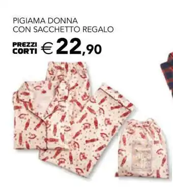 PIGIAMA DONNA CON SACCHETTO REGALO