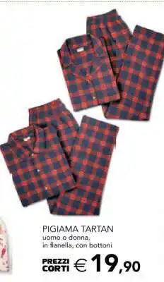 Esselunga PIGIAMA TARTAN offerta