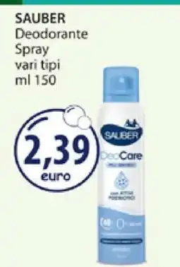 Acqua & Sapone SAUBER Deodorante Spray offerta