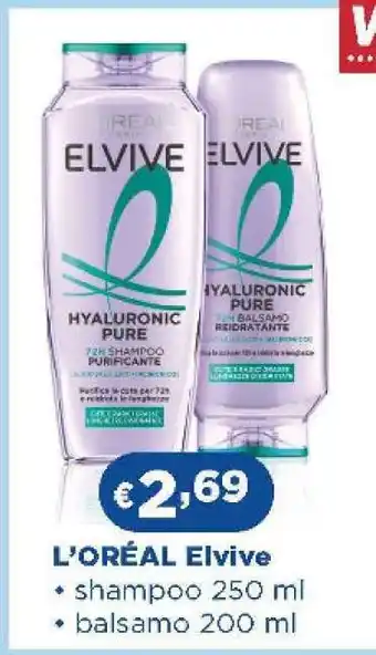 Acqua & Sapone L'OREAL ELVIVE offerta