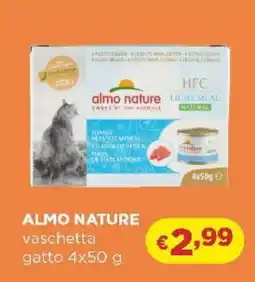 Acqua & Sapone ALMO NATURE vaschetta gatto 4x50 g offerta