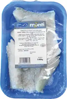 MD Discount TRANCETTI SALATI DI FILETTO DI BACCALA' offerta