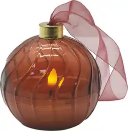 MD Discount PALLINA LED CON CERA ROSSA offerta