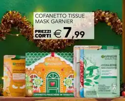 Esselunga COFANETTO TISSUE MASK GARNIER offerta