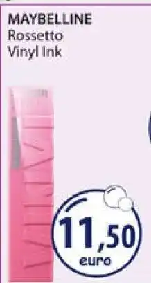 Acqua & Sapone MAYBELLINE Rossetto Vinyl Ink offerta