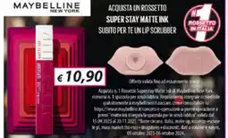 Acqua & Sapone Maybelline Super Stay Matte Ink offerta