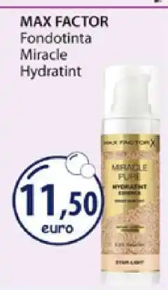 Acqua & Sapone MAX FACTOR Fondotinta Miracle Hydratint offerta