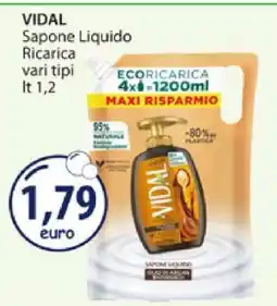 Acqua & Sapone VIDAL Sapone Liquido Ricarica offerta