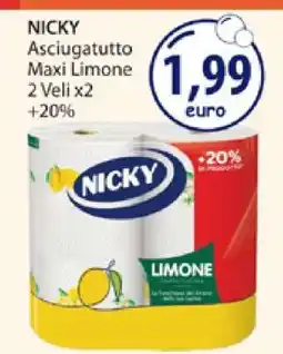 Acqua & Sapone NICKY Asciugatutto Maxi Limone offerta