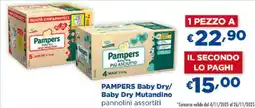Acqua & Sapone PAMPERS Baby-Dry Baby-Dry Mutandino offerta