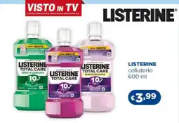 Acqua & Sapone LISTERINE collutorio 600 ml offerta
