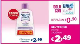 Acqua & Sapone NEUTROMED intimo 2x200 ml offerta