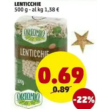 PENNY Lenticchie offerta