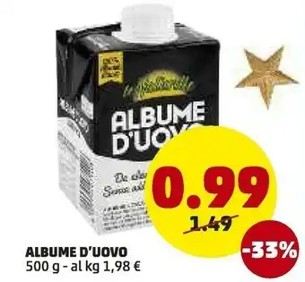 PENNY Le naturelle - albume d'uovo 500 g(ml) offerta