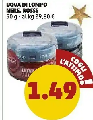 PENNY Uova di lompo nere 50 g offerta