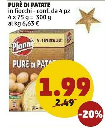 PENNY Purè di patate offerta