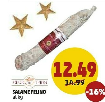 PENNY Salame felino offerta