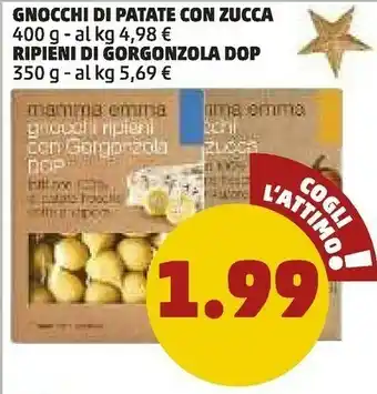 PENNY Gnocchi di patate con zucca offerta